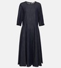 Valery denim midi dress