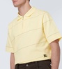 EKD striped cotton piqué polo shirt