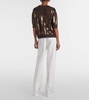 Empoli sequined linen top