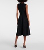 Gathered midi dress
