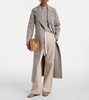 Bali cotton-blend jersey wide-leg pants