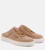 Slides suede sneakers