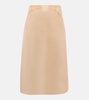 High-rise pencil skirt