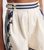 Marine printed cotton shorts 