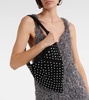 Cameron embellished suede shoulder bag