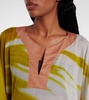 Printed cotton kaftan