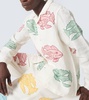 Piscine appliqué linen shirt
