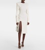 Wool midi dress