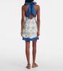 Pia printed linen minidress