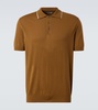 Cotton piqué polo shirt
