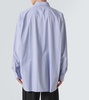 Striped oversized cotton shirt