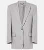 Oversized wool blazer