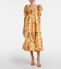 Canoa Habitat cotton midi dress