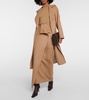 Carbone camel hair maxi skirt
