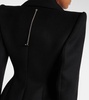 Double-breasted wool and cashmere blazer