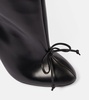 90 bow-detail leather ankle boots