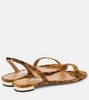 So Nude leopard-print suede sandals