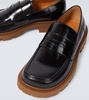 Ivy leather penny loafers