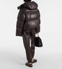 Altermat faux leather puffer jacket