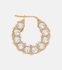 Jah crystal-embellished hoop earrings