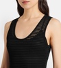 Crinoline knitted minidress