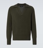Mr Clifton Gate cashmere polo sweater