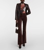 Farrah velvet flared pants