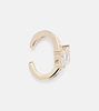 Saturn 18kt gold ear cuff with diamonds