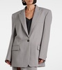 Oversized wool blazer