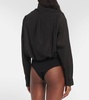 Cotton poplin bodysuit