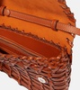 Acute leather crossbody bag