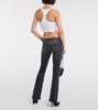 Mid-rise bootcut jeans 