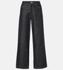 Balco high-rise straight jeans