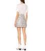 Erin faux snakeskin skirt