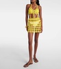 Ibiza crochet cotton minidress