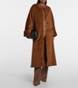 Hudson oversized alpaca and wool coat