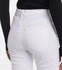 Mari high-rise cropped flared jeans
