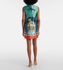 Surrealist Summer printed minidress