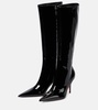 Barbara 90 patent leather knee-high boots