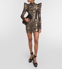 Sequined minidress