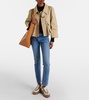 High-rise skinny jeans
