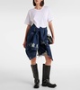Face cotton jersey T-shirt