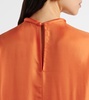Luis silk midi dress