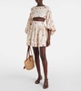 Floral linen top