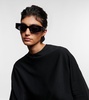 Logo oval sunglasses
