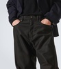 Cotton straight pants