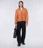 Silk bomber jacket