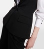 Aletta halterneck wool vest