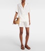 Prague linen bowling shirt