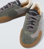 Bars M suede and leather sneakers